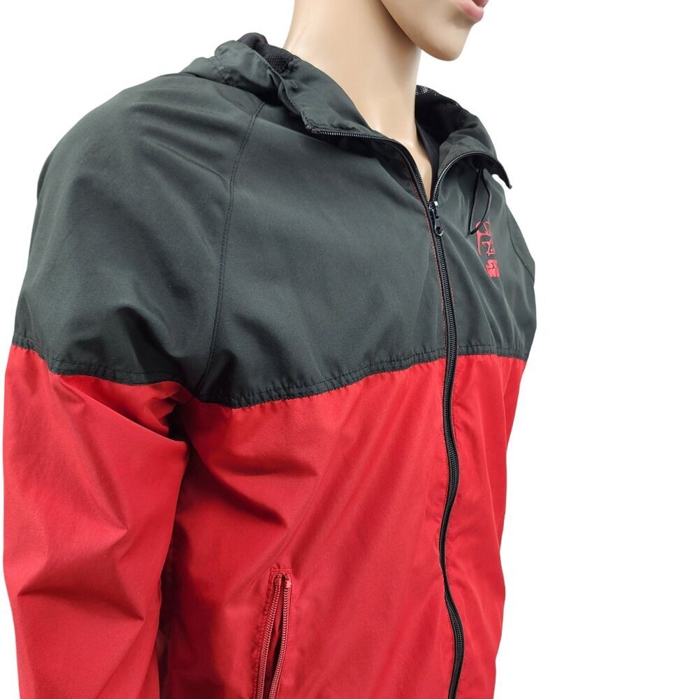 Disney Parks Star Wars Darth Vader Hooded Windbreaker Mens Small